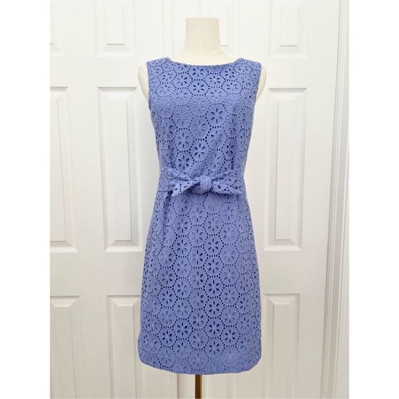 Lilly Pulitzer Womens Periwinkle Blue Lined Clarise Shift Dress Size 2 - Picture 1 of 5